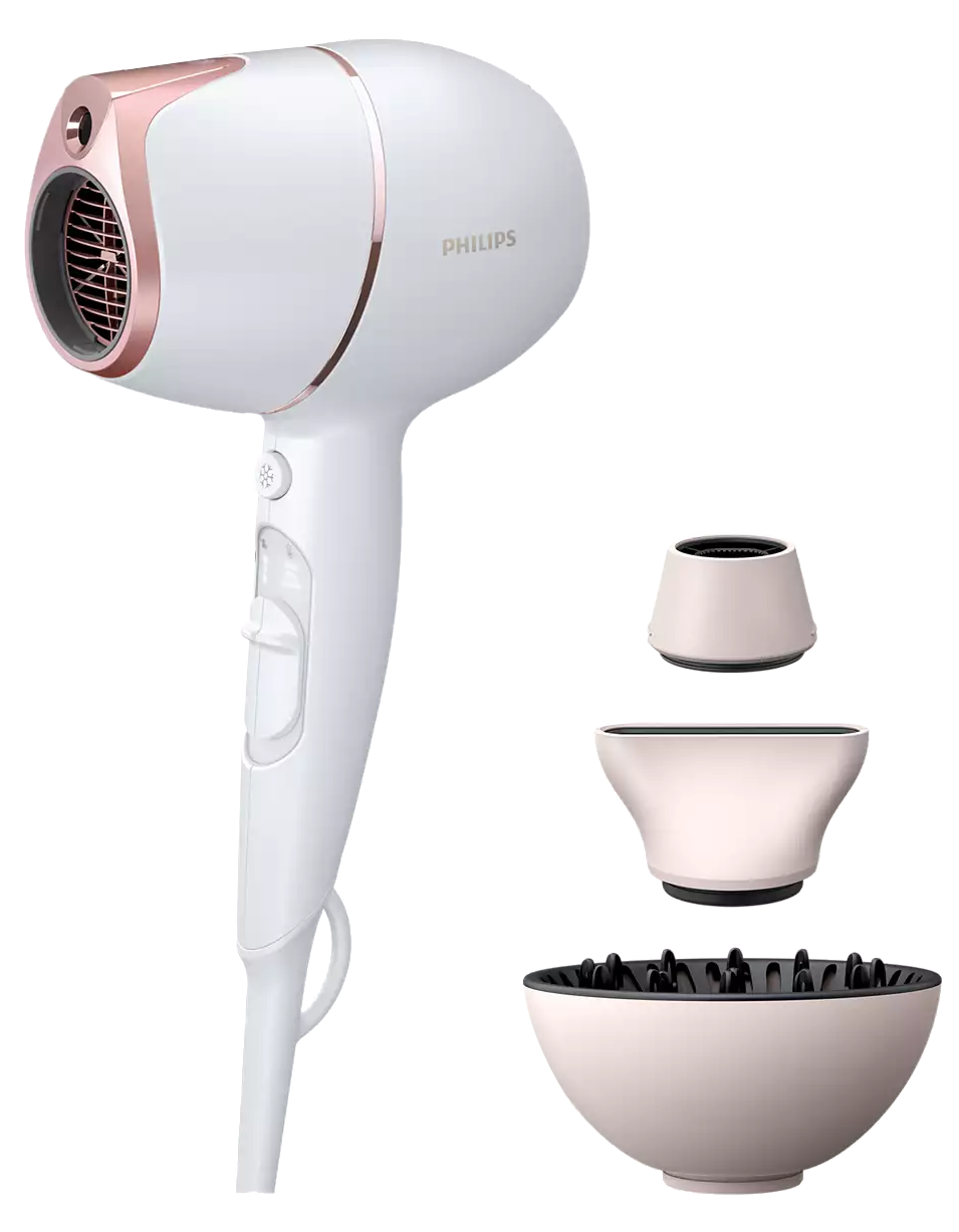 PHILIPS BHD628/00 Prestige hajszárító, 1800 W, fehér