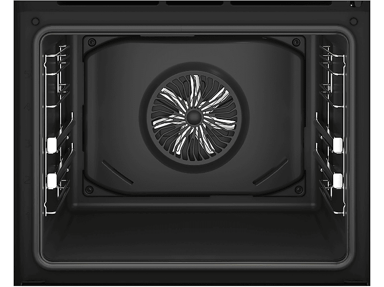 BEKO BBUM12320XMPE Pyrolyse, Einbau-Herdset (Glaskeramikkochfeld, A+, 72 l)