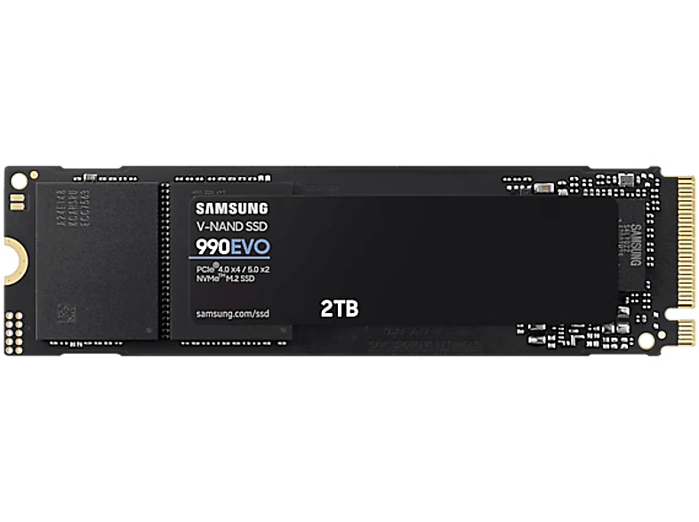 Samsung Interne Harde Schijf 2 Tb 990 Evo Nvme M.2 (mz-v9e2t0bw)