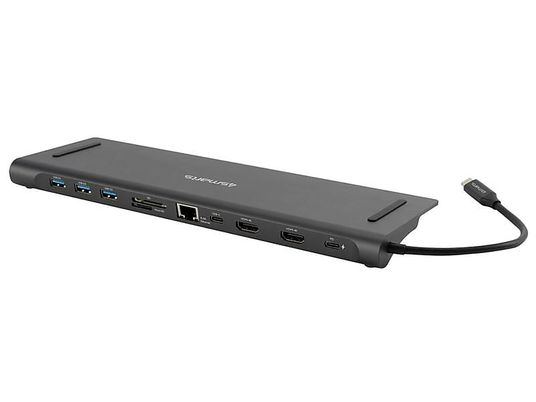 4SMARTS 540300 - Dockingstation + USB Hub (Silber)
