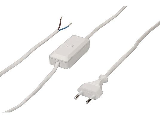 MAX HAURI 166206 - Câble électrique (Blanc.)
