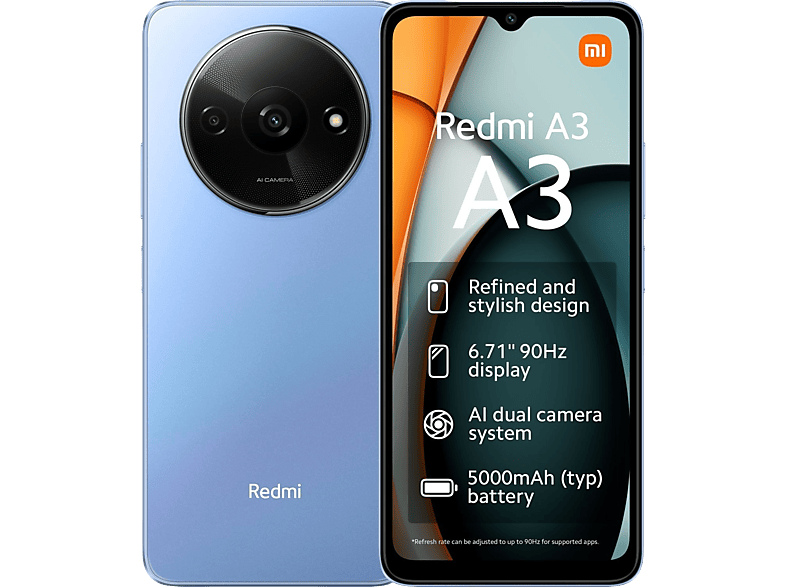 Xiaomi Redmi A3 64 Gb Star Blauw (xireda3-64-blu)