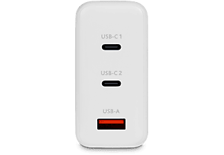 TTEC SmartCharger Trio GAN 120W PD Seyahat Hızlı Şarj Cihazı 2 USB-C+USB-A-Beyaz_3