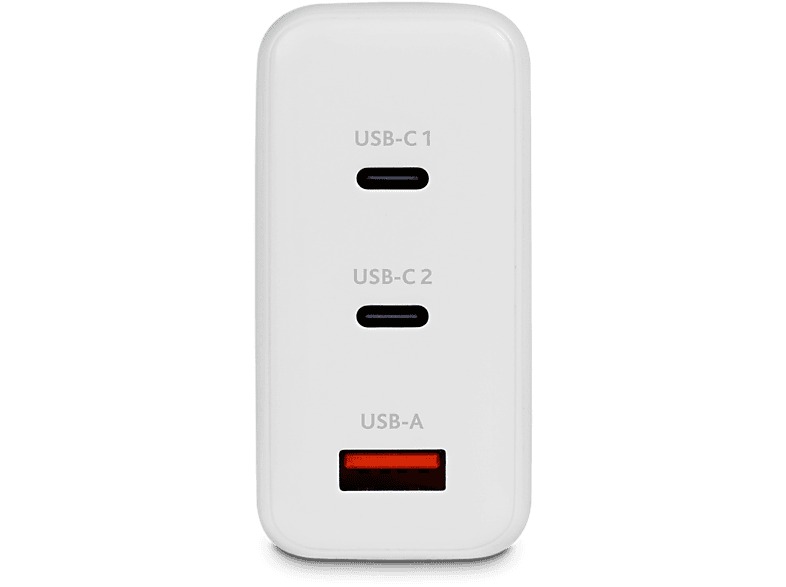 TTEC SmartCharger Trio GAN 120W PD Seyahat Hızlı Şarj Cihazı 2 USB-C+USB-A-Beyaz_3