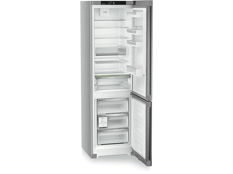 LIEBHERR CNsda 5723-22 Plus Kühlgefrierkombination (A, 371 l, 2015 mm hoch, SteelDoor/Silber)