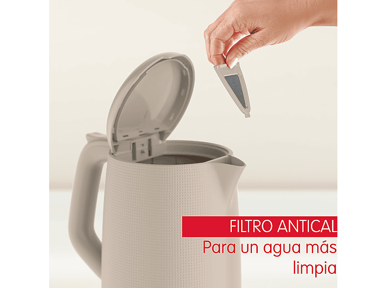 Moulinex Morning Hervidor Beige 1.7 L – imagen 3