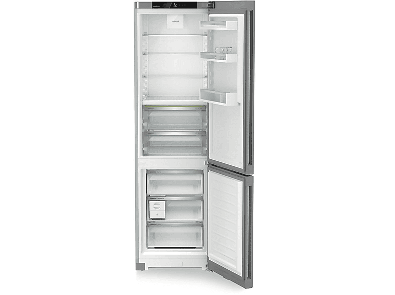 LIEBHERR CBNsda 572i-22 Plus Kühlgefrierkombination (A, 360 l, 2015 mm hoch, SteelDoor/Silber)