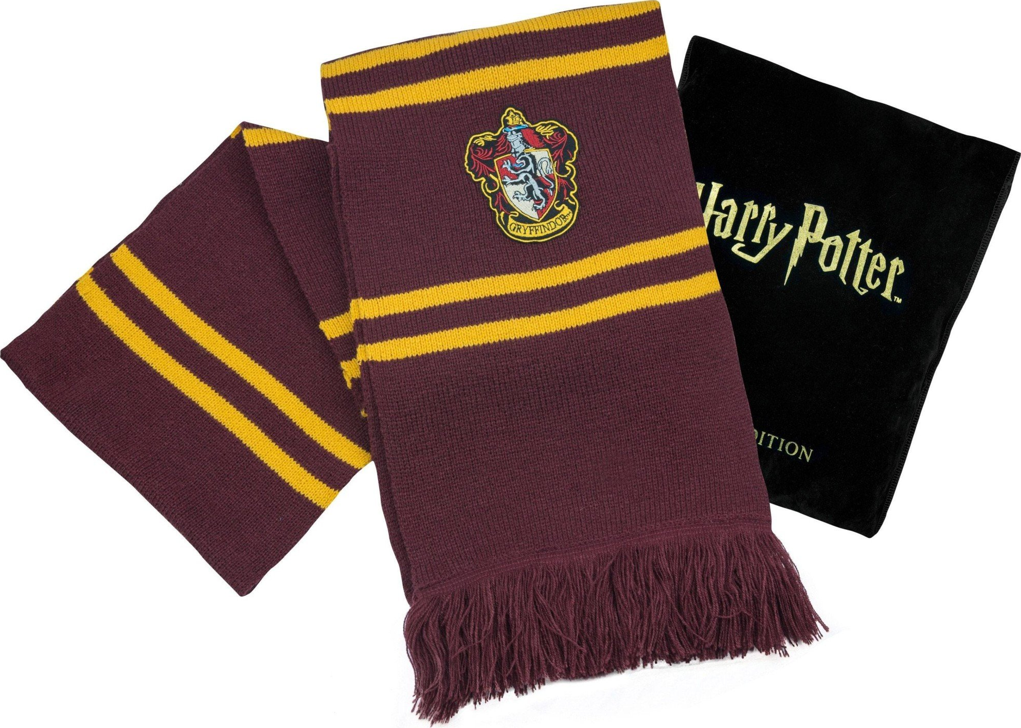 CINEREPLICAS Harry Potter : Gryffondor Deluxe - Écharpe (Marron/Jaune)