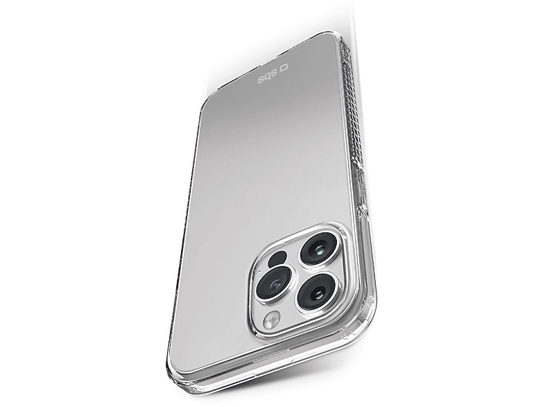 SBS 49116 Extreme 2, Anti Shock Backcover, für Apple iPhone 15 Pro Max, Transparent; Handyhülle