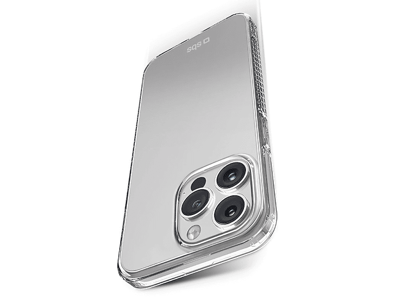 SBS 49093 Extreme 2, Anti Shock Backcover, für Apple iPhone 15 Pro, Transparent; Handyhülle