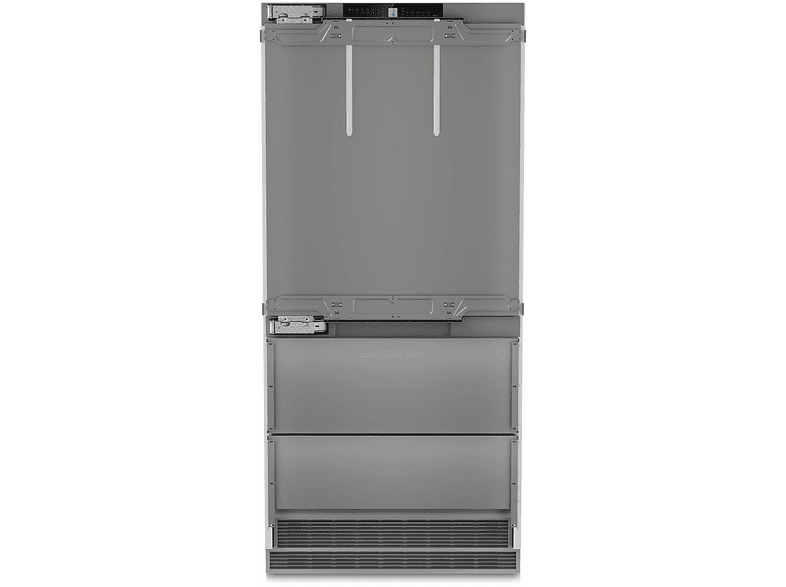 Liebherr ECBNE 8871-20 BioFresh Kühl- und Gefrierkombination, Festtür mit Türanschlag links (E, 522 l, 2027 mm hoch, integrierbar, No Frost (verminderte Eisbildung), Silber) — Foto 2 von 3