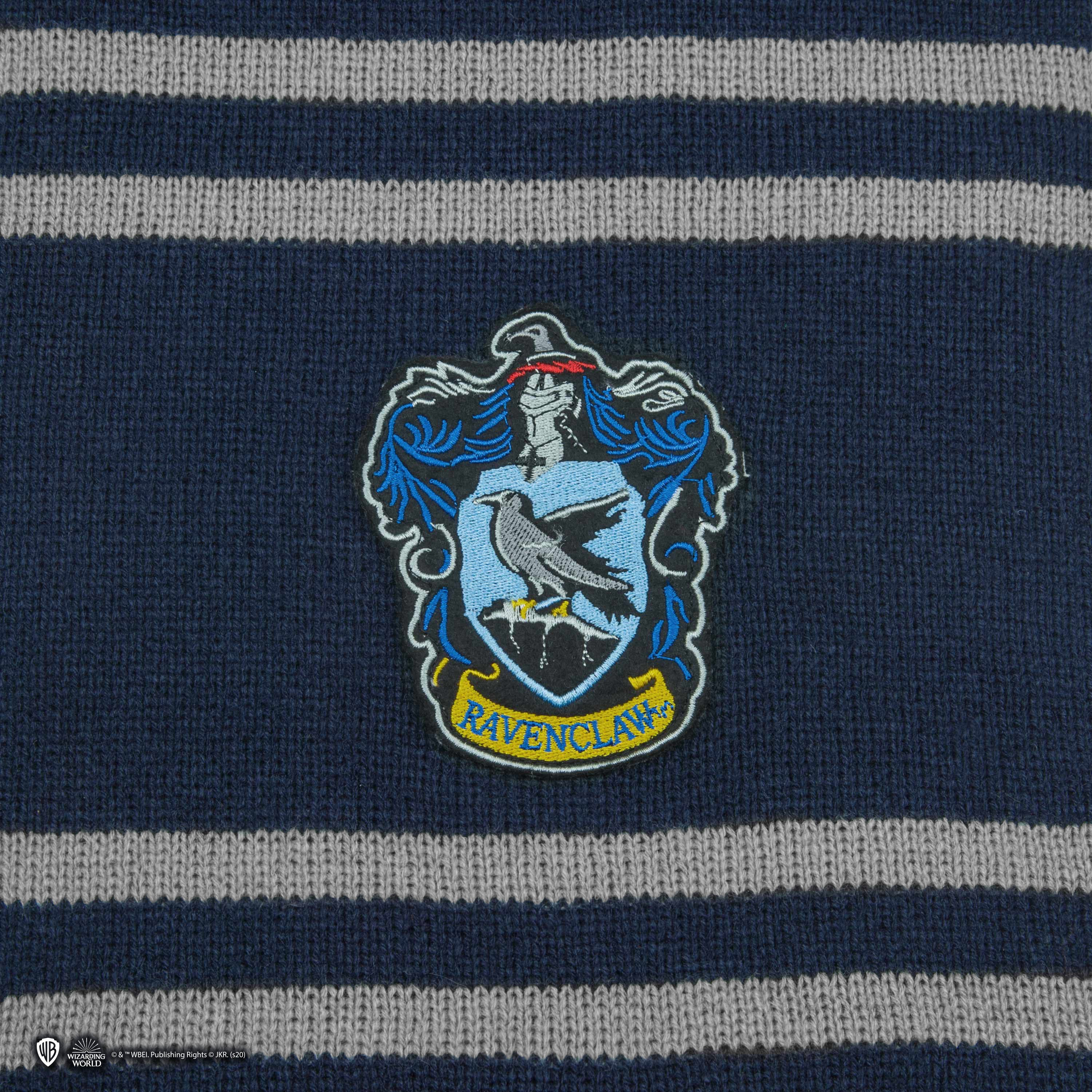 CINEREPLICAS Harry Potter: Deluxe Ravenclaw - Schal (Blau/Grau)