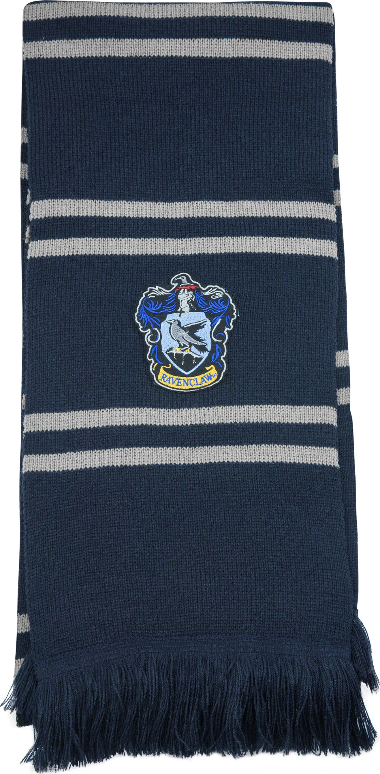 CINEREPLICAS Harry Potter: Deluxe Ravenclaw - Schal (Blau/Grau)