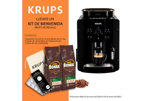 Cafetera Superautomática Krups Essential Roma Negro - Comprar en Fnac