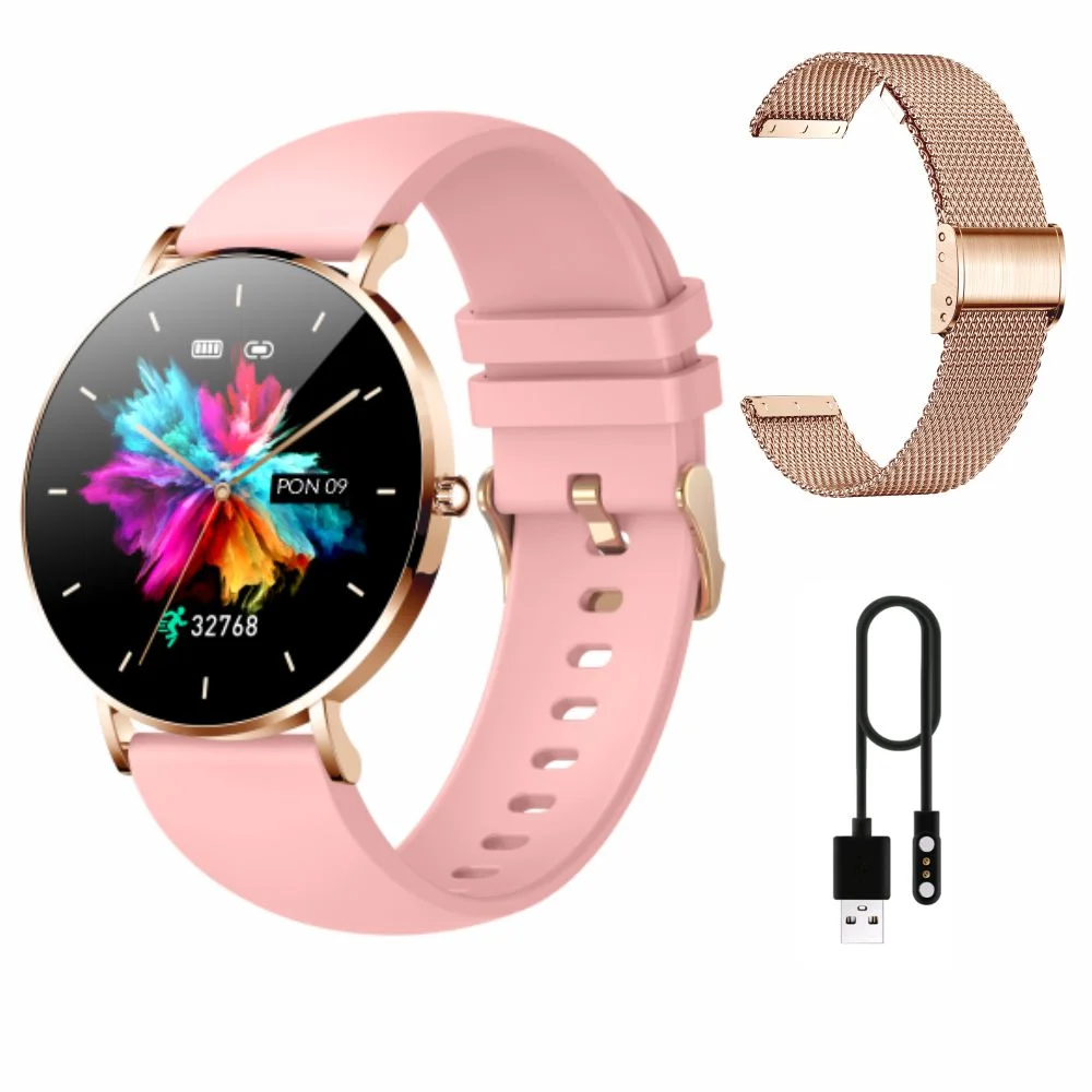 Smartwatch MANTA Alexa Różowy 43mm SWU501PK