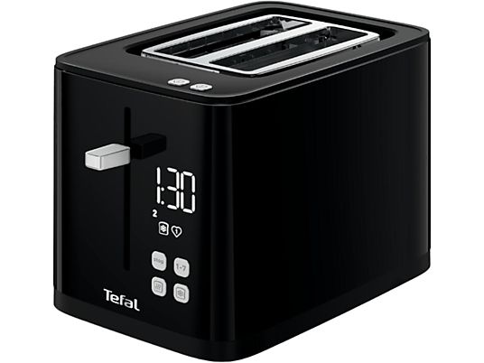 TEFAL Smart'n Light TT6408CH - Toaster (Schwarz)