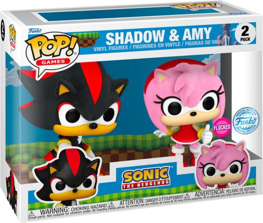 FUNKO POP! Games: Sonic the Hedgehog - Shadow & Amy - Sammelfigur (Mehrfarbig)