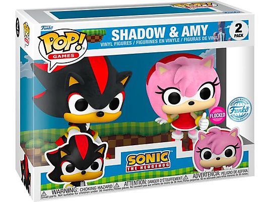 FUNKO POP! Games: Sonic the Hedgehog - Shadow & Amy - Sammelfigur (Mehrfarbig)