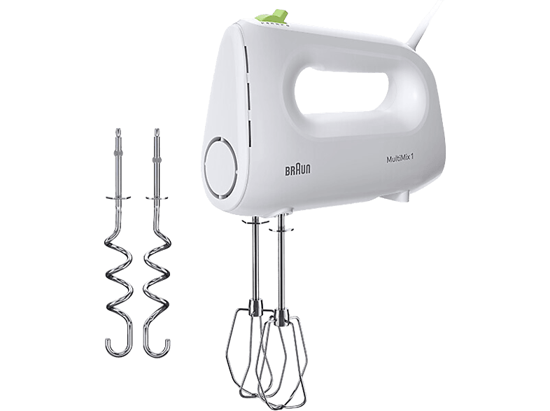 Braun HM 1110 WH Multimix 1 Handmixer (Weiß, 450 Watt)