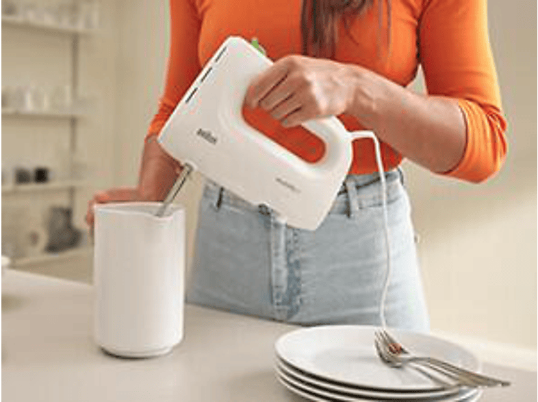 Braun HM 1110 WH Multimix 1 Handmixer (Weiß, 450 Watt) — Foto 3 von 5