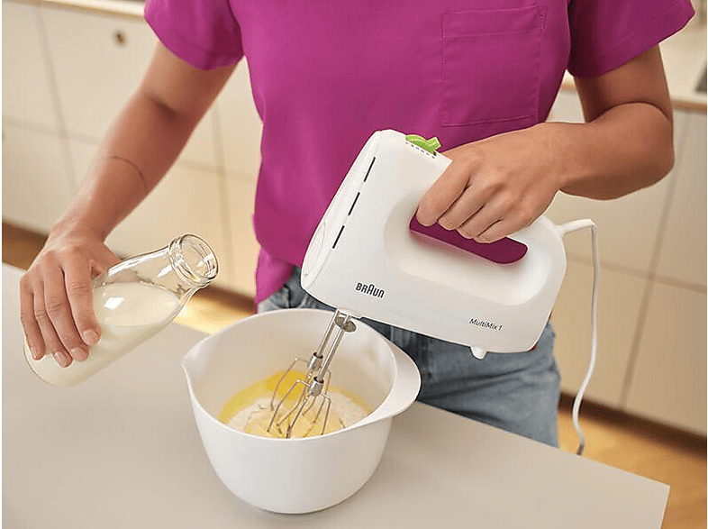 Braun HM 1110 WH Multimix 1 Handmixer (Weiß, 450 Watt) — Foto 5 von 5