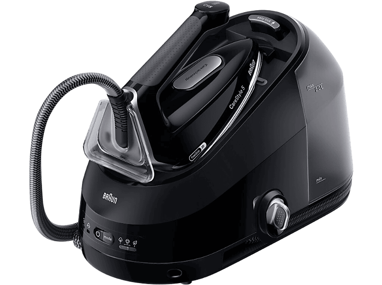 Braun IS 5249 BK Carestyle 5 Dampfbügelstation (7,5 bar, 2400 Watt, 2 l Wassertank, Schwarz)