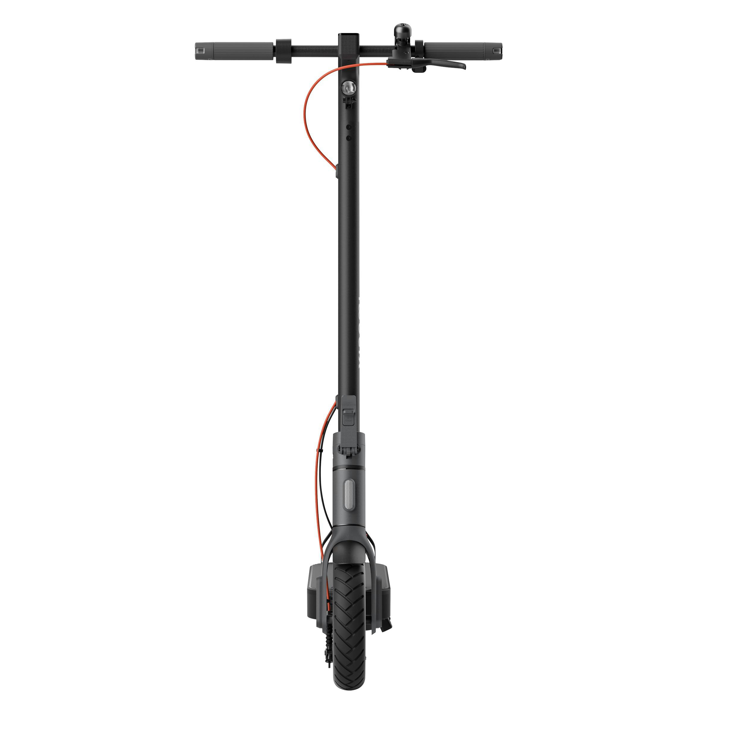 Ein Computermonitor, schwarz, mit blauen Lichtdetails.