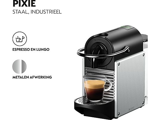 MAGIMIX BELGIQUE Nespresso Pixie Grijs Metaal (11322)