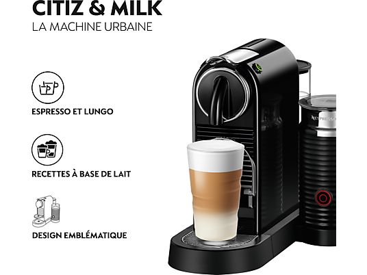 MAGIMIX BELGIQUE Nespresso Citiz & Milk Noir (11317B)