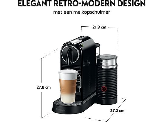 MAGIMIX BELGIQUE Nespresso Citiz & Milk Zwart (11317B)