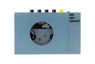 WE ARE REWIND Portable BT Cassette Player Kurt - Lettore di cassette (Blu)