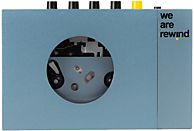 WE ARE REWIND Portable BT Cassette Player Kurt - Lecteur de cassettes (Bleu)