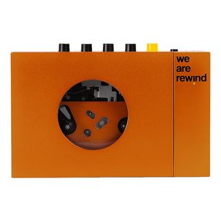 WE ARE REWIND Portable BT Cassette Player Serge - Lecteur de cassettes (Orange)