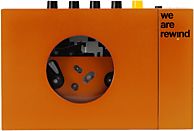 WE ARE REWIND Portable BT Cassette Player Serge - Lecteur de cassettes (Orange)