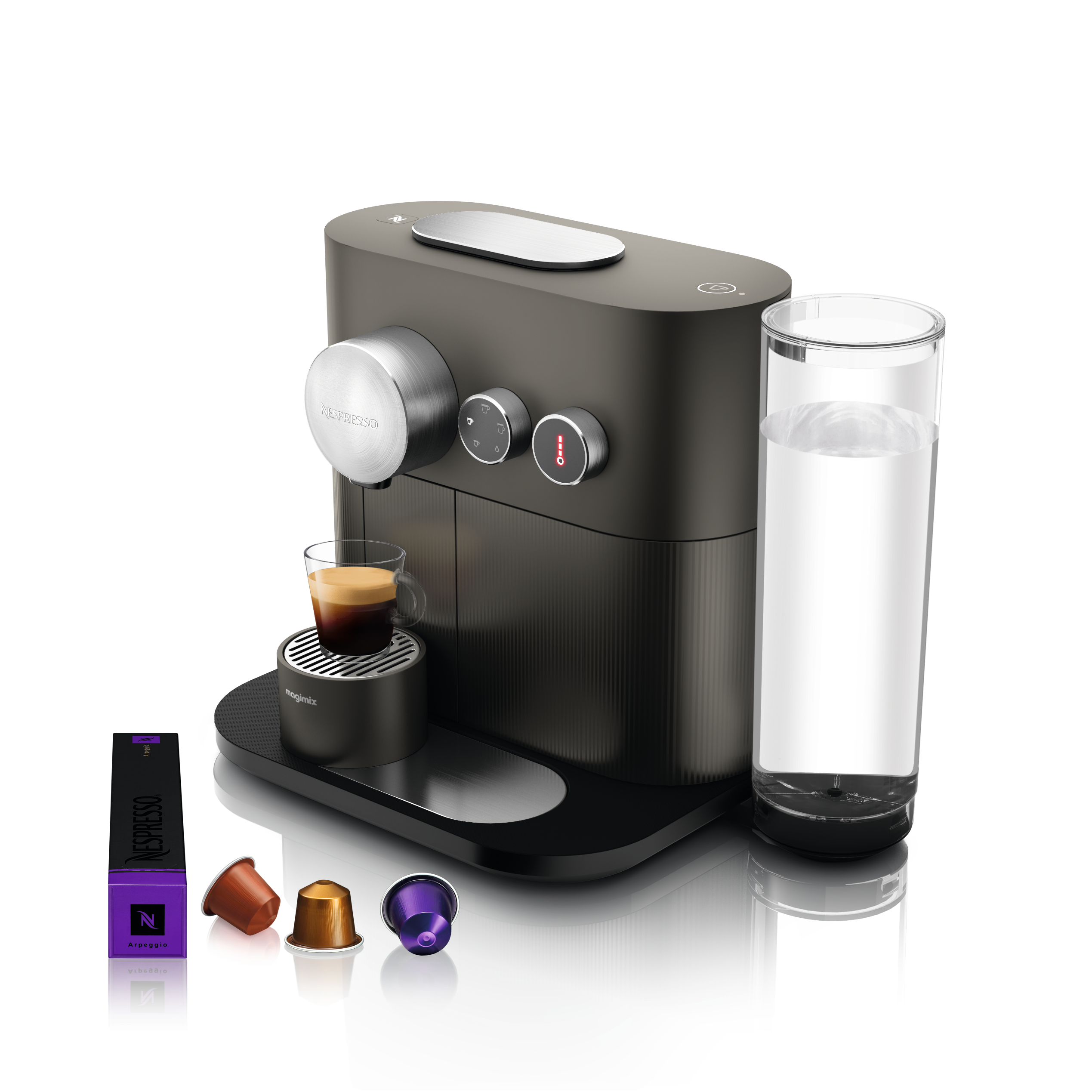 MAGIMIX  Nespresso Magimix Expert Grijs (M500) - Capsulemachine - Grijs