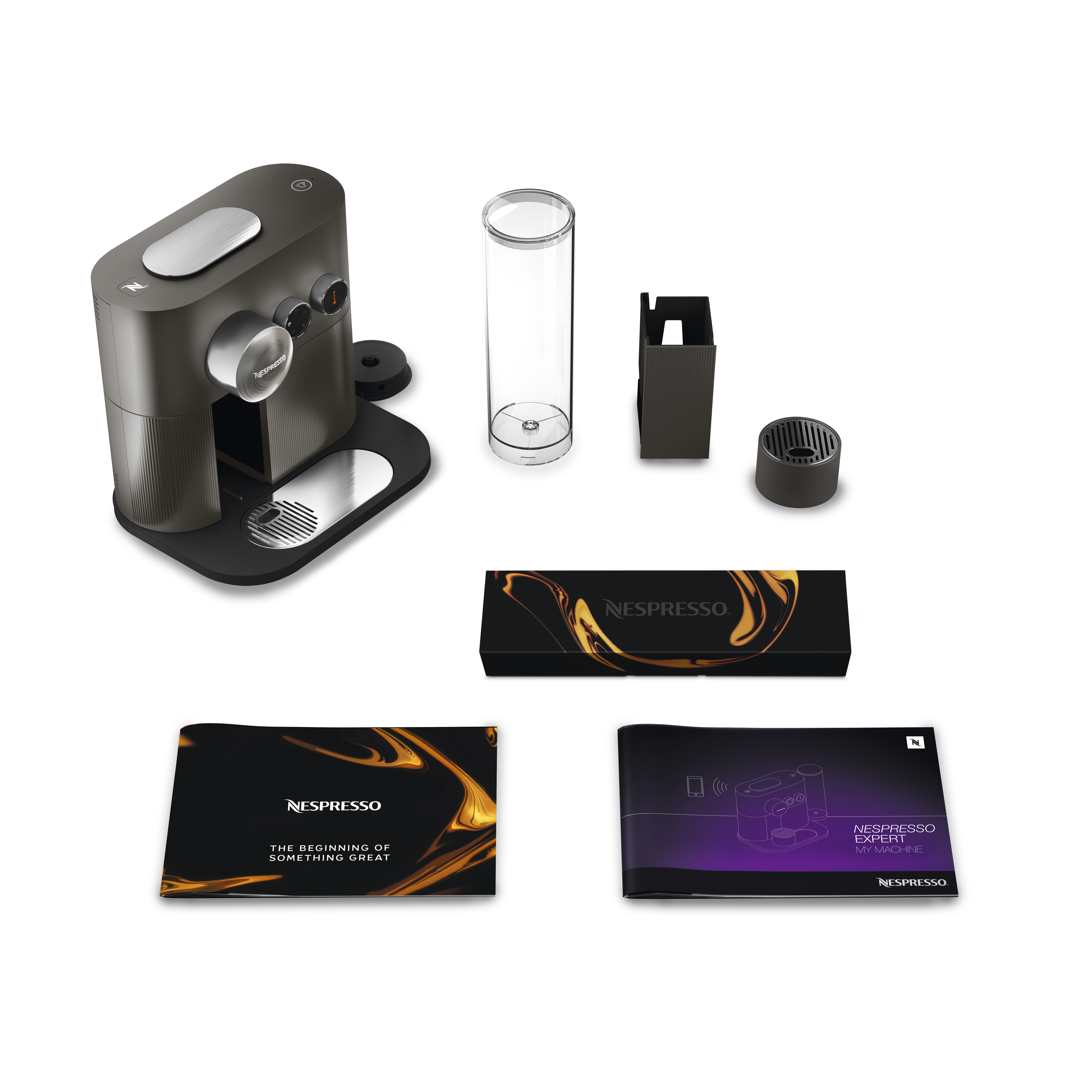 MAGIMIX  Nespresso Magimix Expert Grijs (M500) - Capsulemachine - Grijs