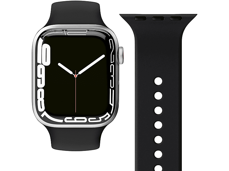 Vonmählen Classic Band für Apple Watch 38/40/41mm, Black; Ersatzarmband