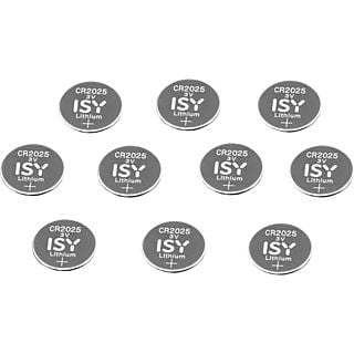 ISY Pile CR 2025 3V Lithium 10 pièces (IBA-3025)