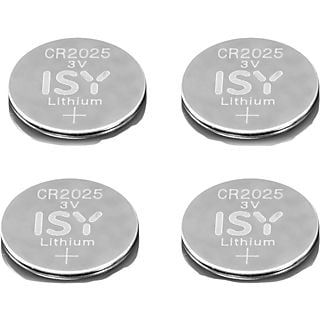ISY Batterij CR2025 Lithium 3V 4 stuks (IBA-2025-1)