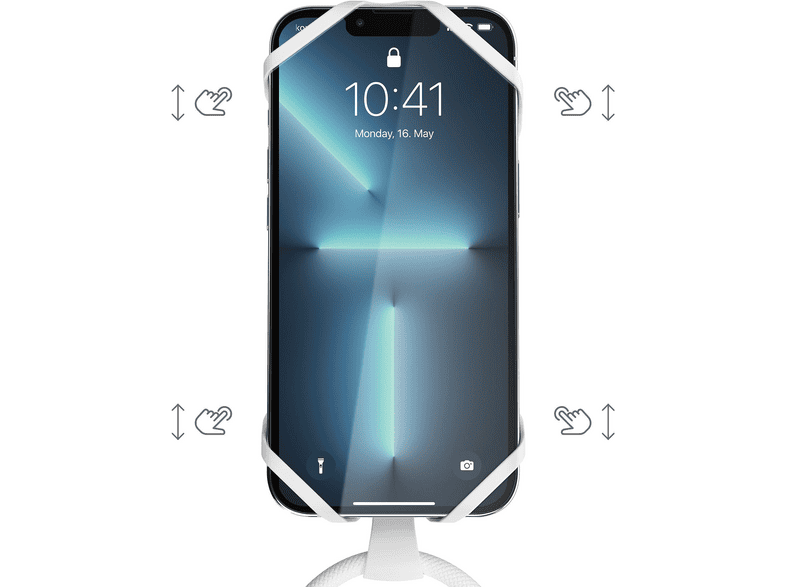 Vonmählen Infinity Handy-Kette, Umhängetasche, für Smartphones bis zu 6.5 Zoll, Weiß; Handykette — Foto 5 von 5