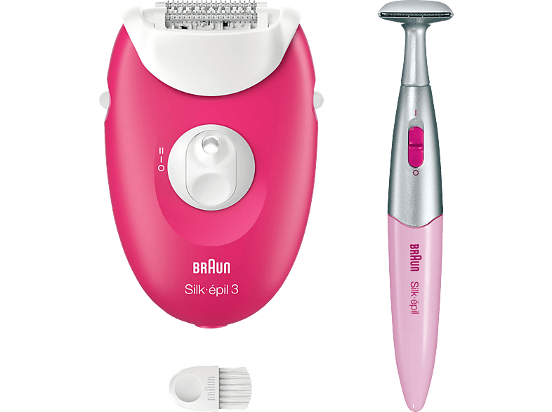 BRAUN Braun Silk-épil 3 3-202 Epilierer Epilierer, Himbeere
