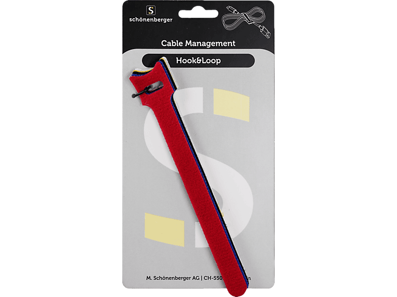 SCHOENENBERGER Hook&Loop 5 Stück - Kabelbinder (Mehrfarbig)