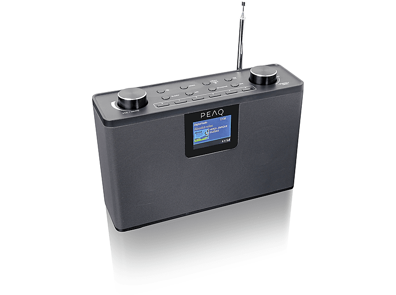 PEAQ PDR 190 DAB+ Radio, DAB+/FM, FM, DAB+, Schwarz DAB/DAB+ Radios