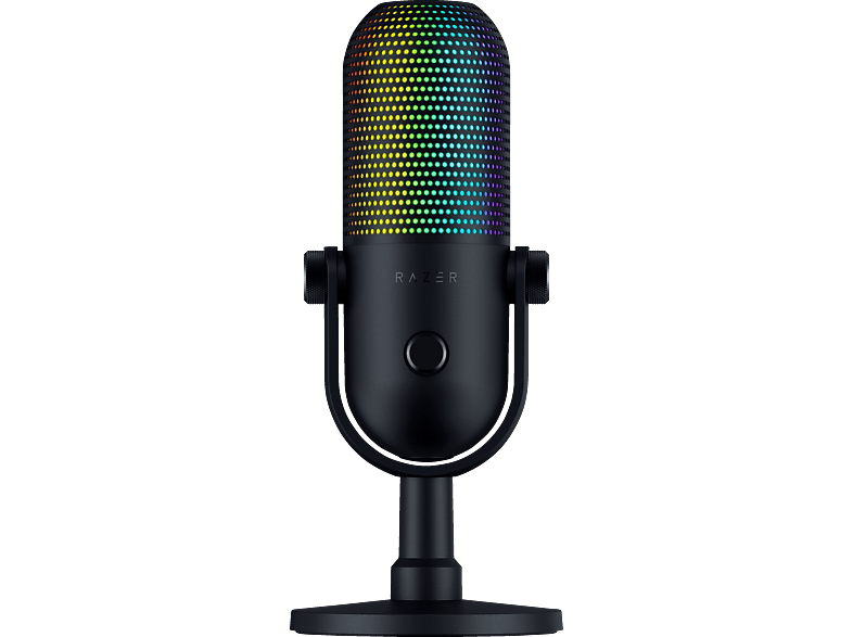 RAZER Seiren V3 Chroma - RGB-USB Tap-to-Mute Mikrofon, Schwarz