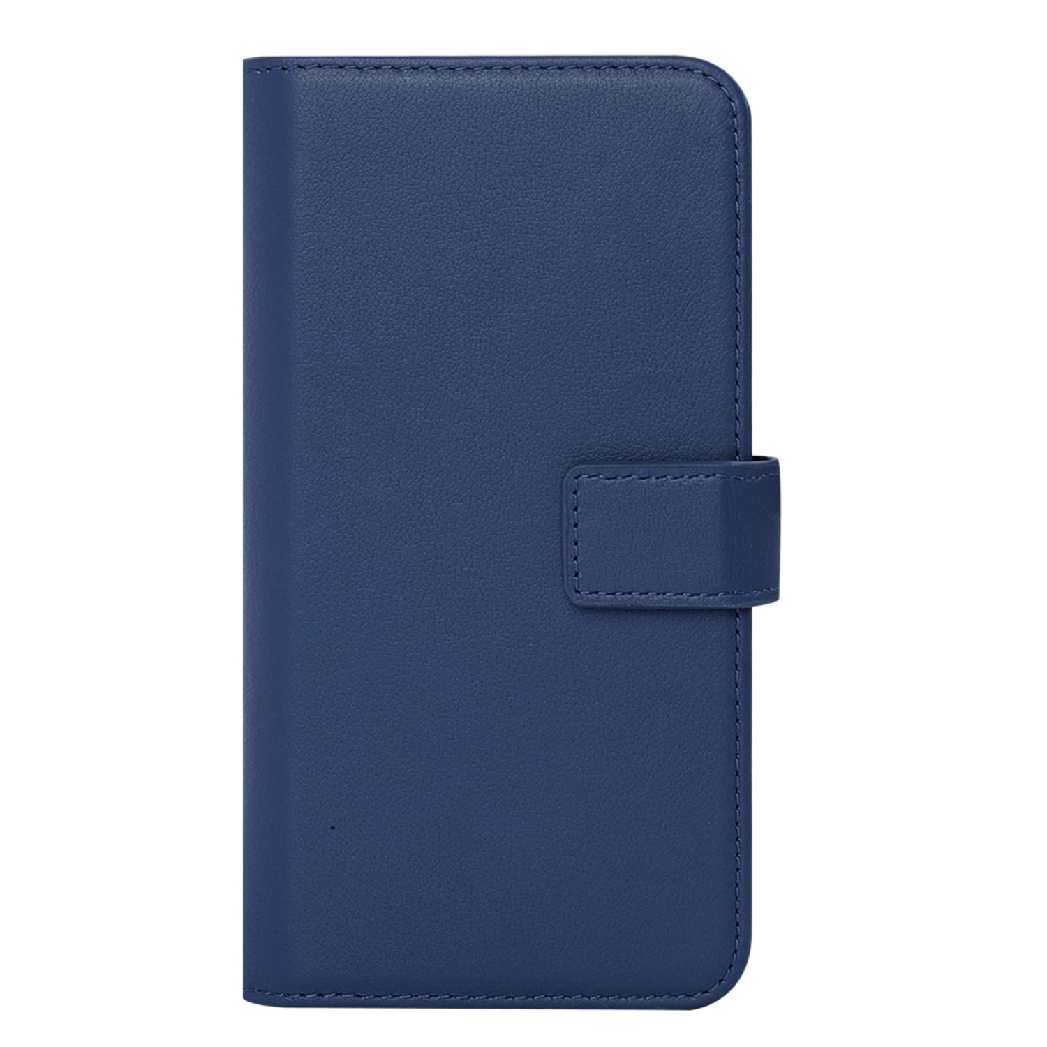 Caseuals Genuine Leather Wallet Bookcase Telefoonhoesje Voor Samsung Galaxy S24 Blauw