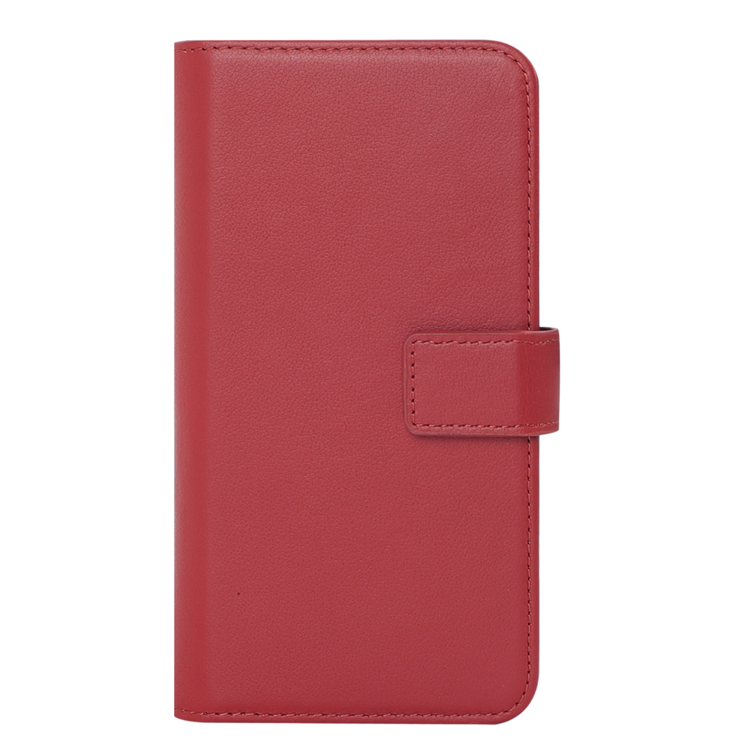 Caseuals Genuine Leather Wallet Bookcase Telefoonhoesje Voor Samsung Galaxy S24 Plus Rood