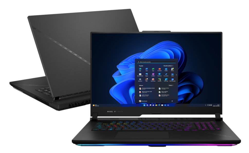 Laptop ASUS ROG Strix SCAR 17 X3D (2023) G733PYV-LL054X WQHD Ryzen 9 7945HX3D/64GB/2TB/ RTX4090 16GB/Win11Pro Czarny (Off Black)