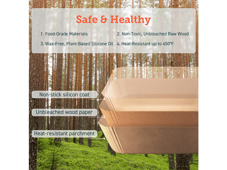 Cosori CLR-R601-NEU Backpapier Natur 100 St. — Foto 6 von 6
