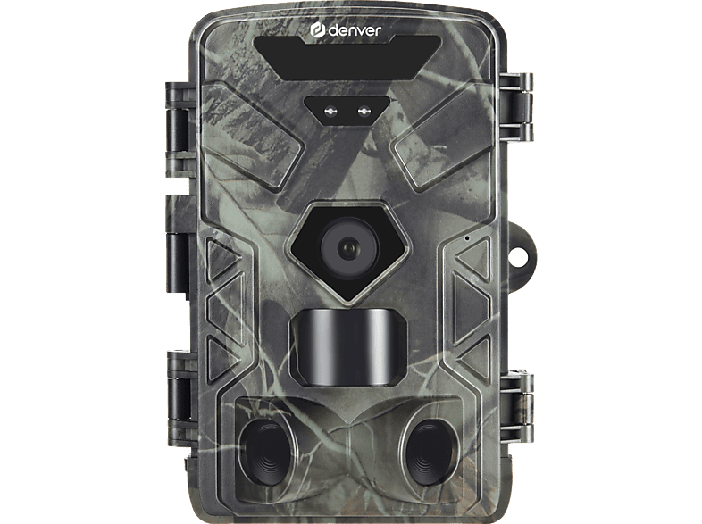 Denver WCT-8016 Wildkamera, 8MP, 4K, IP65, 2 Zoll LCD, 6 Monate Standby, Schwarz/Camouflage