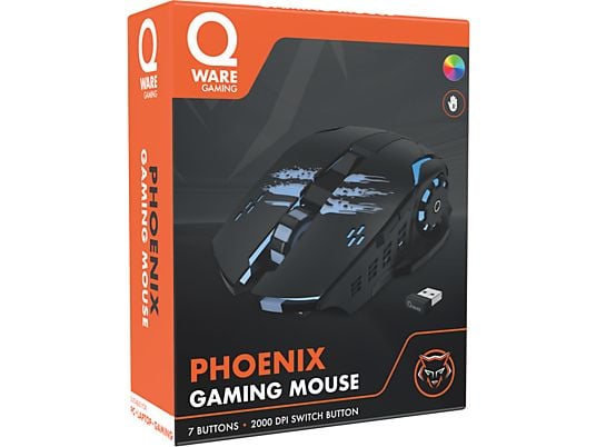 QWARE Wireless Gaming muis Phoenix